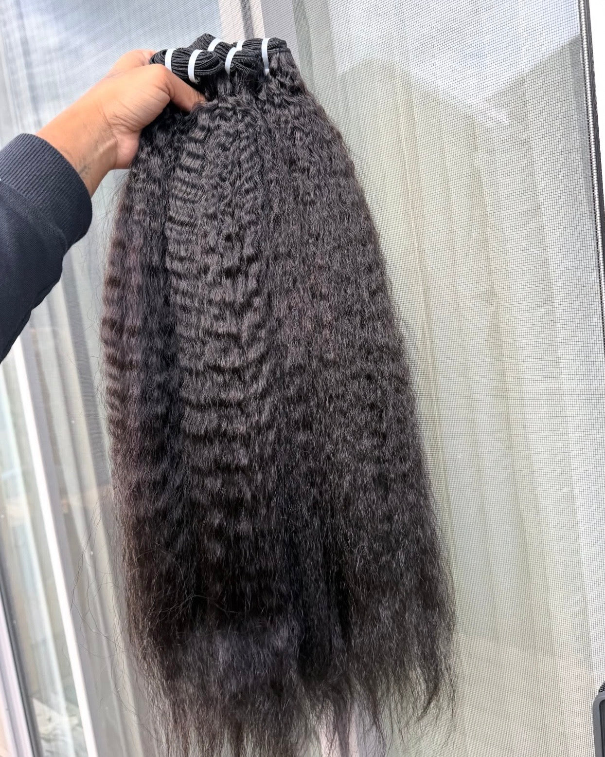 Kinky Straight Double Drawn Bundles
